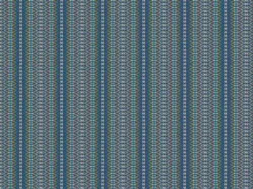 Navy Turquoise Blue Green Kilim Woven Stripe Upholstery Fabric