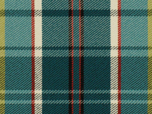 Stain Resistant Navy Blue Wine Red Beige Teal Green Cream Tartan Plaid  Upholstery Drapery Fabric