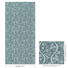 Load image into Gallery viewer, Lee Jofa Floriblanca Fabric / Blue