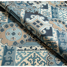 Load image into Gallery viewer, Lee Jofa Batangas Print Fabric / Blue/Slate