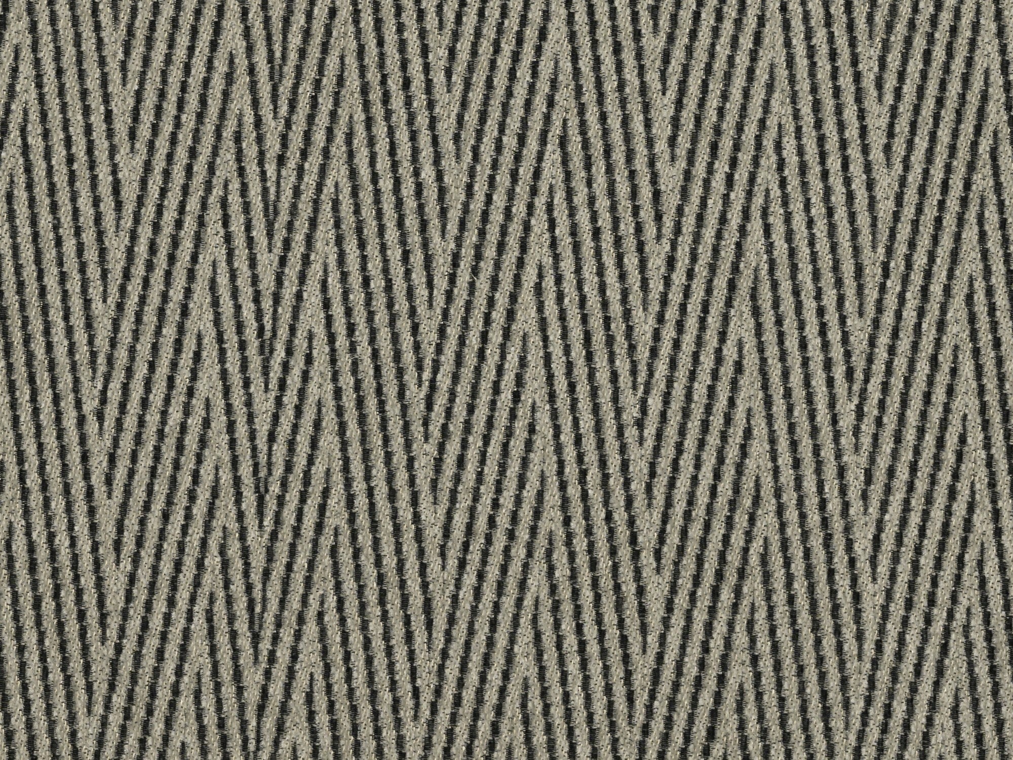 Chevron Black Gray Upholstery Fabric, On Sale