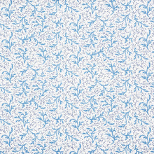 Load image into Gallery viewer, SCHUMACHER SPRIG FABRIC / AFTERNOON BLUE