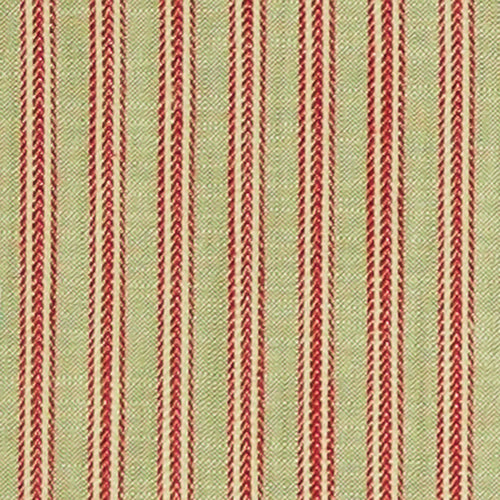 Linen Viscose Taupe Cream Beige Red Nautical Stripe Light Upholstery Drapery Fabric