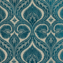 Load image into Gallery viewer, 4 Colors Damask Velvet Upholstery Fabric Red Gray Teal Blue / RMIL15