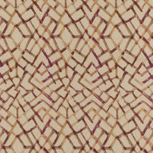 Load image into Gallery viewer, Essentials Heavy Duty Abstract Upholstery Drapery Fabric / Beige Burgundy Brown
