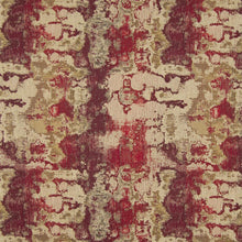 Load image into Gallery viewer, Essentials Heavy Duty Abstract Upholstery Drapery Fabric / Beige Burgundy Red Sage