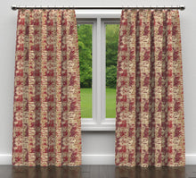 Load image into Gallery viewer, Essentials Heavy Duty Abstract Upholstery Drapery Fabric / Beige Burgundy Red Sage
