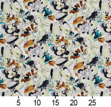Load image into Gallery viewer, Essentials Drapery Upholstery Abstract Fabric / Black Brown Navy Ivory