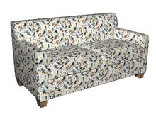 Load image into Gallery viewer, Essentials Drapery Upholstery Abstract Fabric / Black Brown Navy Ivory