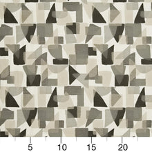 Load image into Gallery viewer, Essentials Heavy Duty Abstract Upholstery Drapery Fabric / Black Gray Beige