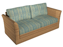 Load image into Gallery viewer, Essentials Outdoor Upholstery Drapery Abstract Fabric / Blue Beige