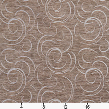 Load image into Gallery viewer, Essentials Heavy Duty Upholstery Drapery Abstract Fabric Brown / Sand Swirl
