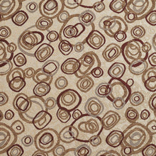 Load image into Gallery viewer, Essentials Heavy Duty Abstract Upholstery Fabric / Burgundy Beige