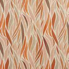 Load image into Gallery viewer, Essentials Outdoor Upholstery Drapery Abstract Fabric / Coral Pink Brown