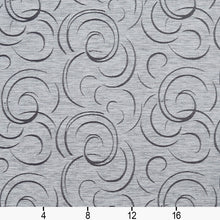 Load image into Gallery viewer, Essentials Heavy Duty Upholstery Drapery Abstract Fabric Gray / Platinum Swirl