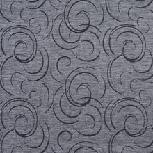 Load image into Gallery viewer, Essentials Heavy Duty Upholstery Drapery Abstract Fabric Gray / Slate Swirl