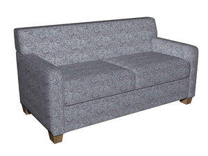 Essentials Heavy Duty Upholstery Drapery Abstract Fabric Gray / Slate Swirl