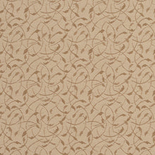 Load image into Gallery viewer, Essentials Stain Resistant Abstract Leaves Taupe Beige Upholstery Fabric
