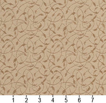 Load image into Gallery viewer, Essentials Stain Resistant Abstract Leaves Taupe Beige Upholstery Fabric