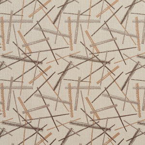 Essentials Upholstery Abstract Fabric Light Gray Brown Tan Beige / CB900-03