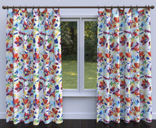 Load image into Gallery viewer, Essentials Drapery Upholstery Abstract Fabric / Red Blue Yellow Green White