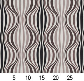 Essentials Drapery Upholstery Abstract Strire Fabric / Black Gray White