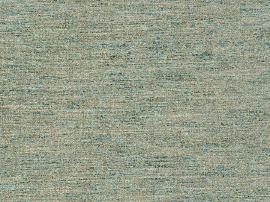 Rustic Woven Teal Blue Green Beige MCM Mid Century Modern Upholstery Drapery Fabric