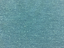 Load image into Gallery viewer, Aqua Blue Teal Crypton Stain Resistant Tweed Basket Weave Chenille Upholstery Fabric