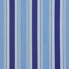 Load image into Gallery viewer, Essentials Outdoor Stain Resistant Upholstery Drapery Fabric Aqua Blue / Ocean Stripe