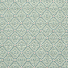 Load image into Gallery viewer, Essentials Upholstery Drapery Fabric Aqua / Capri Diamond