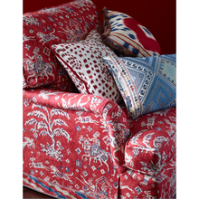 Load image into Gallery viewer, Brunschwig &amp; Fils Aralam Print Fabric / Flint/Rye
