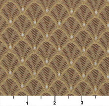 Load image into Gallery viewer, Essentials Heavy Duty Upholstery Art Deco Fabric Brown / Harvest Shell