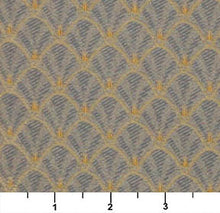 Load image into Gallery viewer, Essentials Heavy Duty Upholstery Art Deco Fabric Gray / Chambray Shell