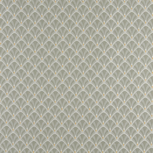Essentials Heavy Duty Upholstery Art Deco Fabric Gray / Spring Fan