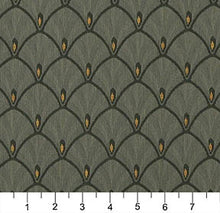 Load image into Gallery viewer, Essentials Heavy Duty Upholstery Art Deco Fabric Green / Alpine Fan