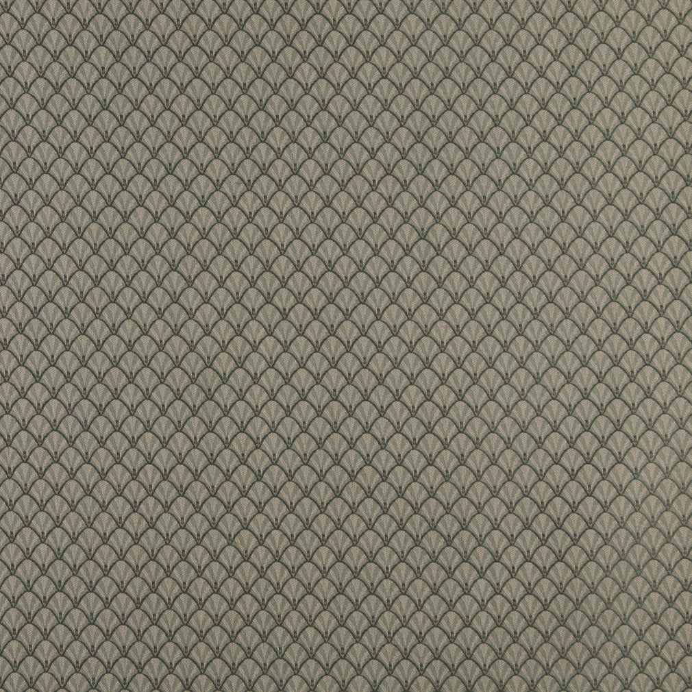 Essentials Heavy Duty Upholstery Art Deco Fabric Green / Juniper Shell