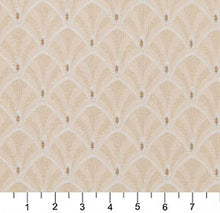 Load image into Gallery viewer, Essentials Heavy Duty Upholstery Art Deco Fabric Ivory / Ecru Fan