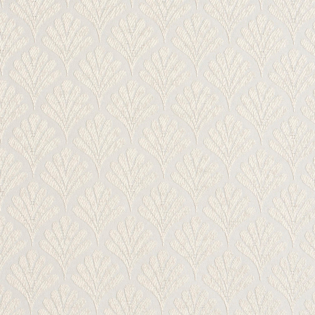 Essentials Upholstery Art Deco Fabric / Ivory White