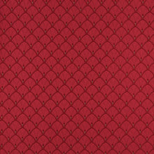 Load image into Gallery viewer, Essentials Heavy Duty Upholstery Art Deco Fabric Red / Ruby Fan