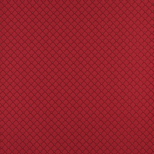 Essentials Heavy Duty Upholstery Art Deco Fabric Red / Ruby Shell