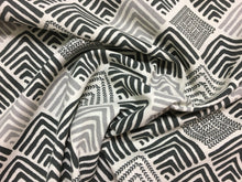 Load image into Gallery viewer, Richloom Bello Gray Charcoal Geometric Abstract Diamond Pattern Drapery Upholstery Fabric