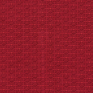 SCHUMACHER COSMATI CHENILLE FABRIC / BERRY