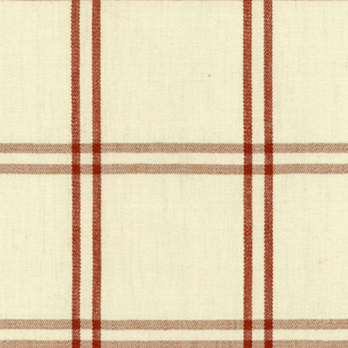 SCHUMACHER LUBERON PLAID FABRIC 55712 / BITTERSWEET