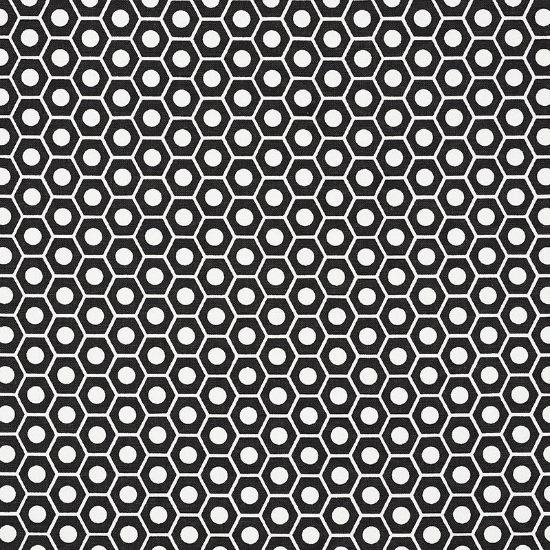 SCHUMACHER QUEEN B FABRIC / BLACK