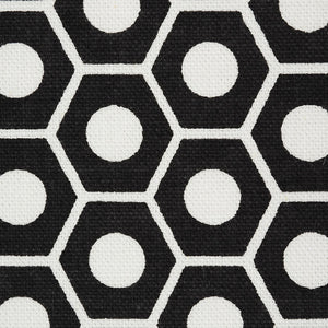SCHUMACHER QUEEN B FABRIC / BLACK