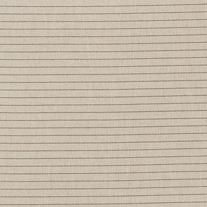 SCHUMACHER OUTDOOR MANNING STRIPE FABRIC / BLACK/NATURAL
