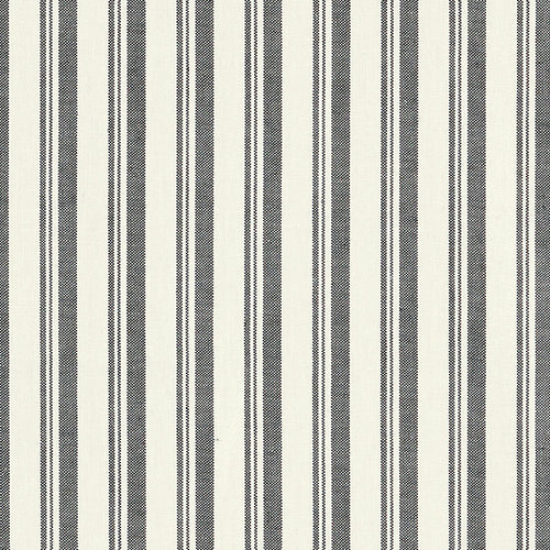 SCHUMACHER CAPRI FABRIC / BLACK/WHITE