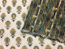 Load image into Gallery viewer, Lee Jofa Indianola Weave Ivy Gil Hot Air Balloon Upholstery Drapery Fabric