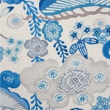 Load image into Gallery viewer, SCHUMACHER YUME FABRIC / BLUE