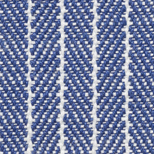 Load image into Gallery viewer, SCHUMACHER GARTER STRIPE FABRIC / BLUE